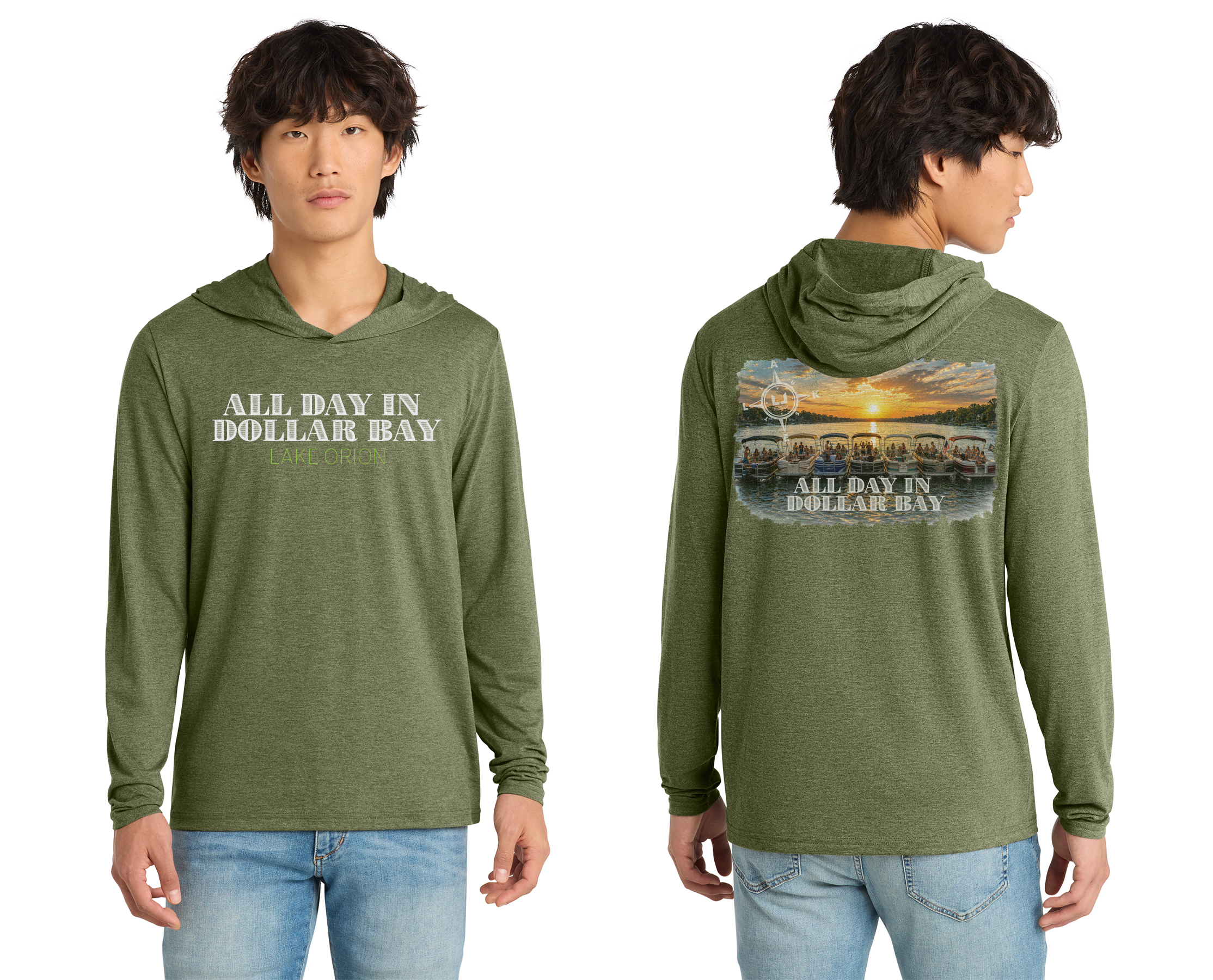 ALL DAY IN DOLLAR BAY Long Sleeve Hoodie