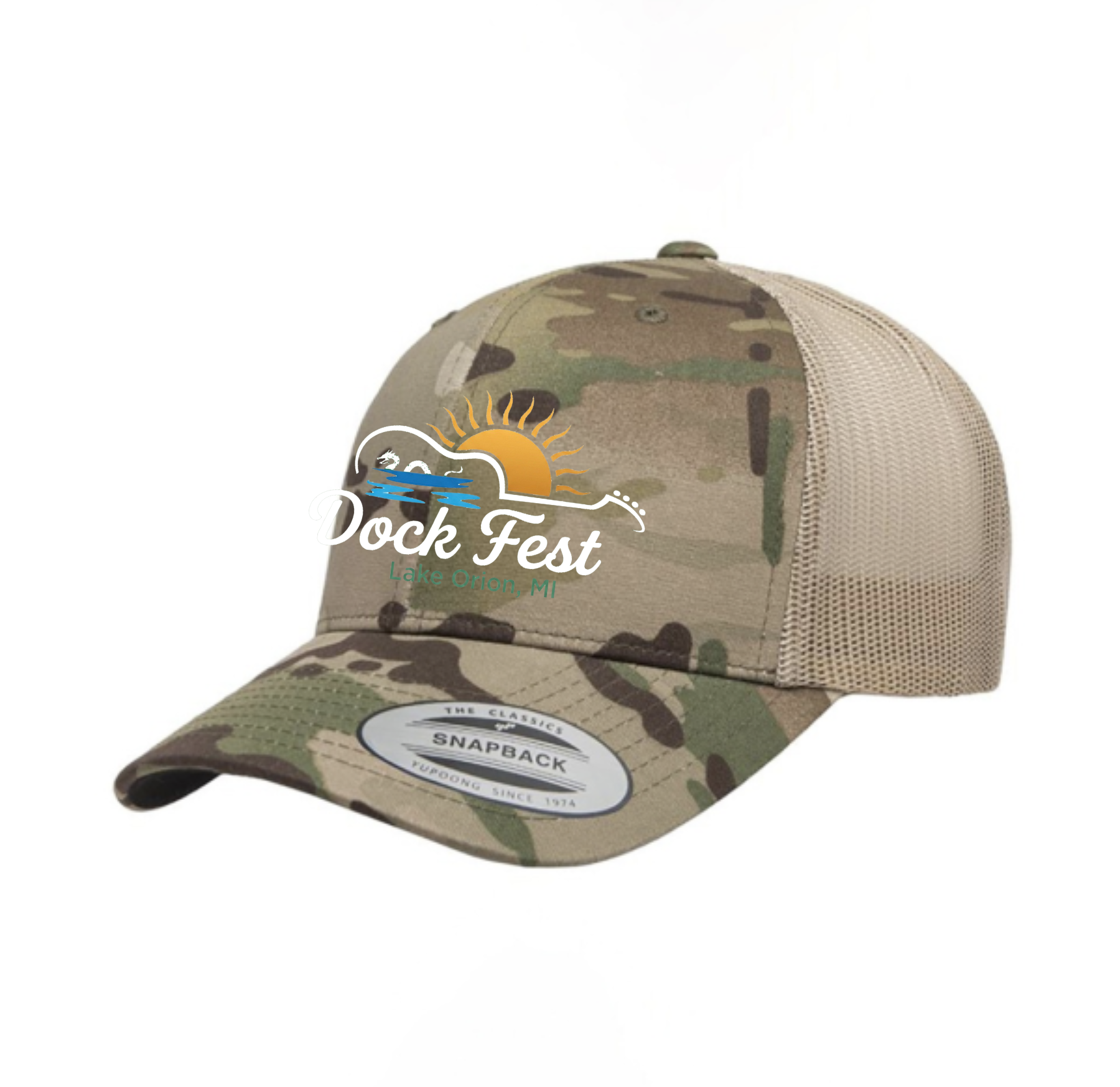 DockFest Camo Trucker Hat