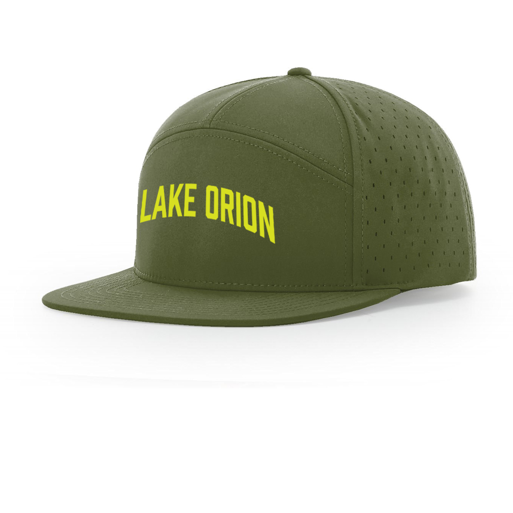 Laser Perforated Flatbill Lake Orion Cap